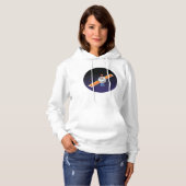Satellit im Weltraum Hoodie (Vorne ganz)