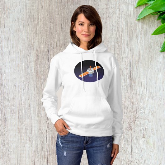 Satellit im Weltraum Hoodie