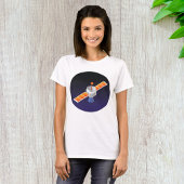 Satellit im Weltraum T-Shirt