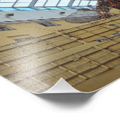 Satellit, Kommunikationsmuseum, St. Petersburg Fotodruck (Ecke)