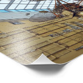 Satellit, Kommunikationsmuseum, St. Petersburg Fotodruck (Ecke)