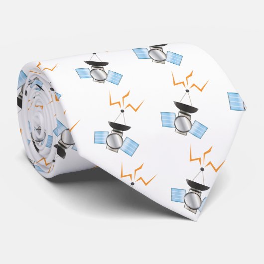 Satellit Krawatte (Gerollt)