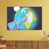 Satellit Leinwanddruck (Insitu (Wohnzimmer))