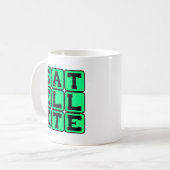 Satellit, Orbit Kaffeetasse (Vorderseite Links)