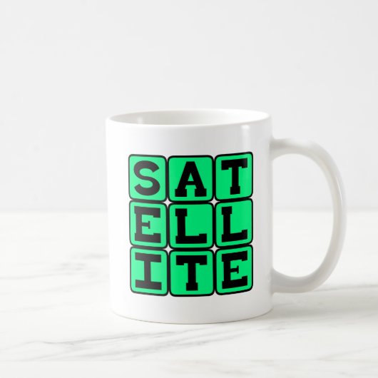 Satellit, Orbit Kaffeetasse (Rechts)