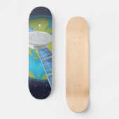 Satellit Skateboard (Vorderseite)