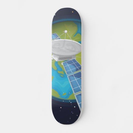 Satellit Skateboard (Vorderseite)