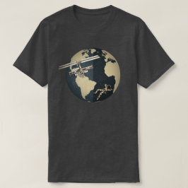 Satellit und Astronaut T-Shirt