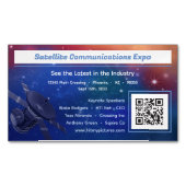 Satellite Comm Business Card Magnet [230316-1] (Vorderseite)