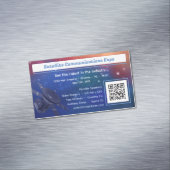 Satellite Comm Business Card Magnet [230316-1] (Beispiel)