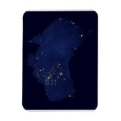 Satellite die Nachtlicht von Australien. Magnet (Vertikal)