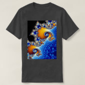 Satellite Double Spiral Mandelbrot Set T-Shirt (Design vorne)