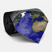 Satellite Neck Tie Krawatte (Gerollt)