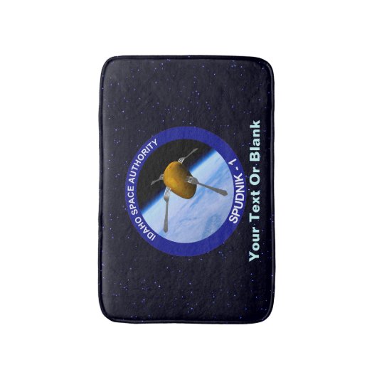 Satellite Spudnik des Weltraumprogramms Idaho 1 Badematte (Vorderseite Vertikal)