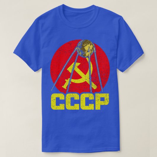 Satelliten-CCCP T-Shirt (Design vorne)