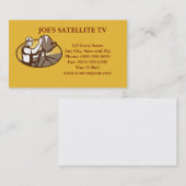 Satelliten-Kabelfernsehen-Installation Visitenkarte (Vorne/Hinten)