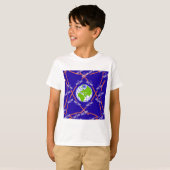 Satelliten um die Erde T-Shirt (Vorne ganz)