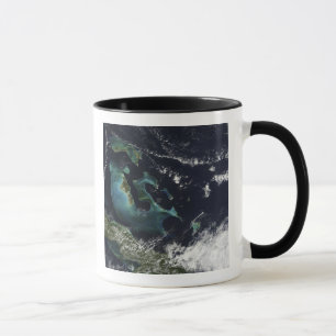 Satellitenansicht der Bahama Inseln Tasse