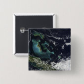 Satellitenansicht der Bahamainseln Button (Vorne & Hinten)