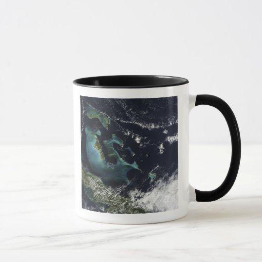 Satellitenansicht der Bahamainseln Tasse (Rechts)