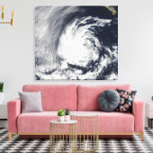 Satellitenansicht der Blas der tropischen Depressi Leinwanddruck (Insitu (Wohnzimmer))