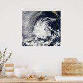 Satellitenansicht der Blas der tropischen Depressi Poster (Küche)