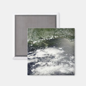 Satellitenansicht der Ölpest 2 Magnet (Vorderseite/Rückseite)
