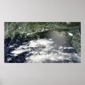 Satellitenansicht der Ölpest 2 Poster (Vorne)