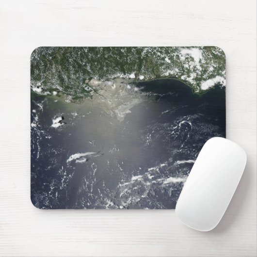 Satellitenansicht der Ölpest Mousepad (Mit Mouse)