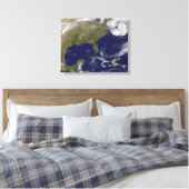 Satellitenansicht der Ostküste der Vereinigten Sta Leinwanddruck (Insitu (Schlafzimmer))
