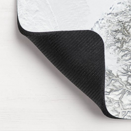 Satellitenansicht der Ostküste Grönlands Mousepad (Ecke)