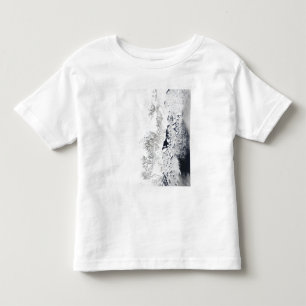 Satellitenansicht der Ostküste von Greenlan Kleinkind T-shirt