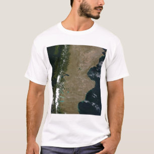 Satellitenansicht der Patagoniaregion T-Shirt