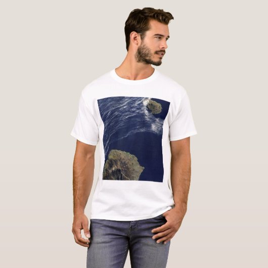 Satellitenansicht der Prinz-Edward-Inseln T-Shirt (Vorne ganz)