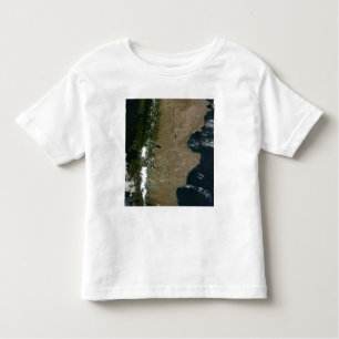 Satellitenansicht der Region Patagonien Kleinkind T-shirt