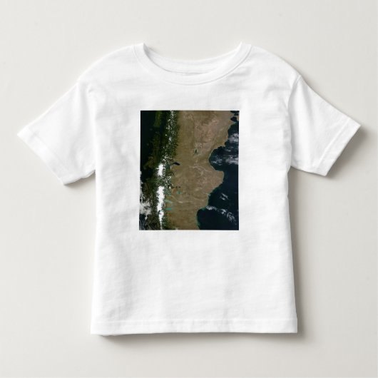Satellitenansicht der Region Patagonien Kleinkind T-shirt (Vorderseite)