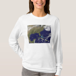 Satellitenansicht der Staatostküste T-Shirt