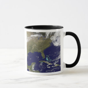 Satellitenansicht der Staatostküste Tasse