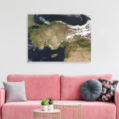 Satellitenansicht der Türkei Leinwanddruck (Insitu (Wohnzimmer))