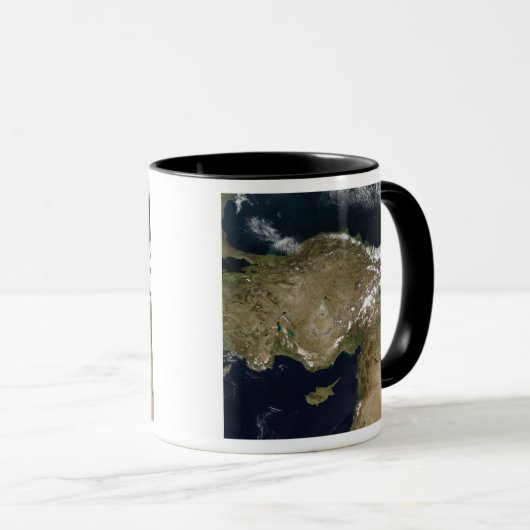 Satellitenansicht der Türkei Tasse (VorderseiteRechts)