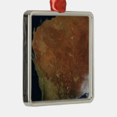 Satellitenansicht der Western Australien Ornament Aus Metall (Rechts)