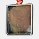 Satellitenansicht der Western Australien Ornament Aus Metall (Links)