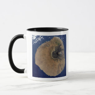 Satellitenansicht des Bergs Fogo Tasse