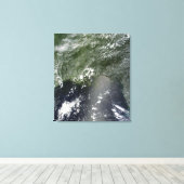 Satellitenansicht des Golfs von Mexiko 2 Leinwanddruck (Insitu (Holzboden))