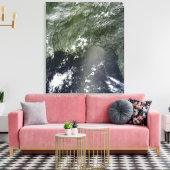 Satellitenansicht des Golfs von Mexiko 2 Leinwanddruck (Insitu (Wohnzimmer))