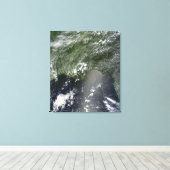 Satellitenansicht des Golfs von Mexiko 2 Leinwanddruck (Insitu (Holzboden))