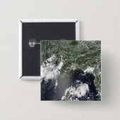 Satellitenansicht des Golfs von Mexiko Button (Vorne & Hinten)