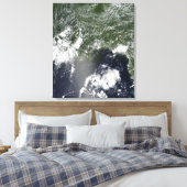 Satellitenansicht des Golfs von Mexiko Leinwanddruck (Insitu (Schlafzimmer))