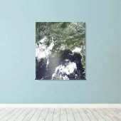 Satellitenansicht des Golfs von Mexiko Leinwanddruck (Insitu (Holzboden))