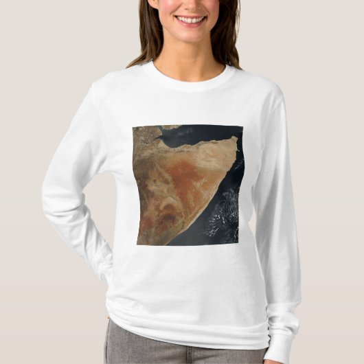 Satellitenansicht des Horns von Afrika T-Shirt (Vorderseite)